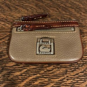 Dooney & Bourke Brown Leather Coin Purse